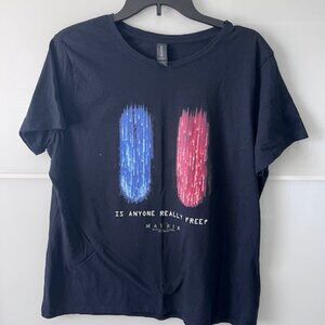 Matrix Black T-shirt XL Red Pill Blue Pill